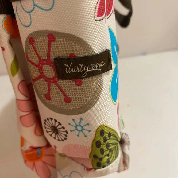 Thirty-One Floral Multi-Color Utility/Craft Bag (OY) - Picture 4 of 8